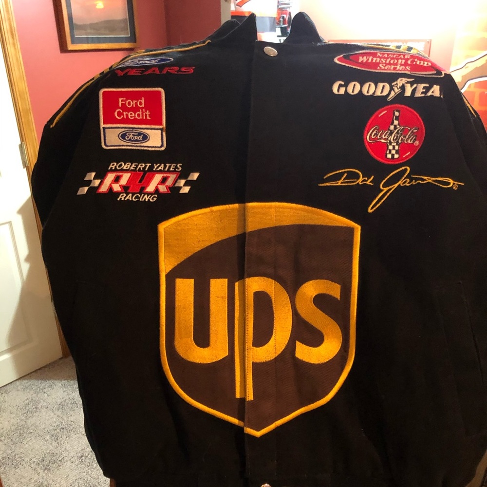 Men’s small Dale Jarrett racing jacket.